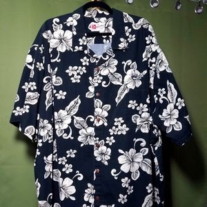 Mens Hilo Hattie 5xl Black Hibiscus